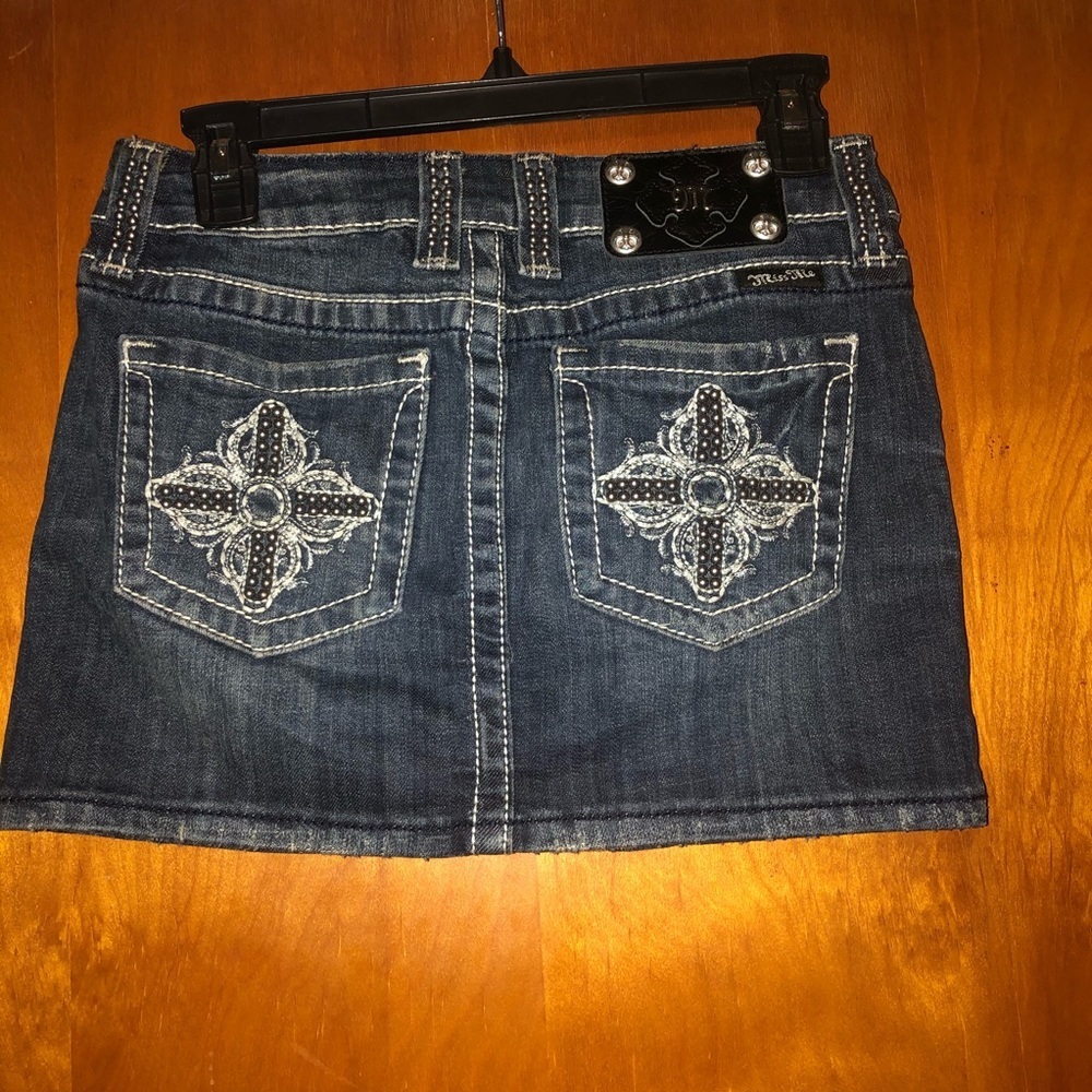 Miss me js5004 jean skirt denim small s